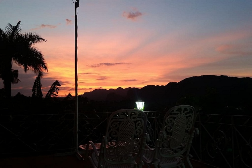 'Vista del atardecer' Casas particulares are an alternative to hotels in Cuba.